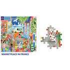 Puzzle Market place in France 100 pièces